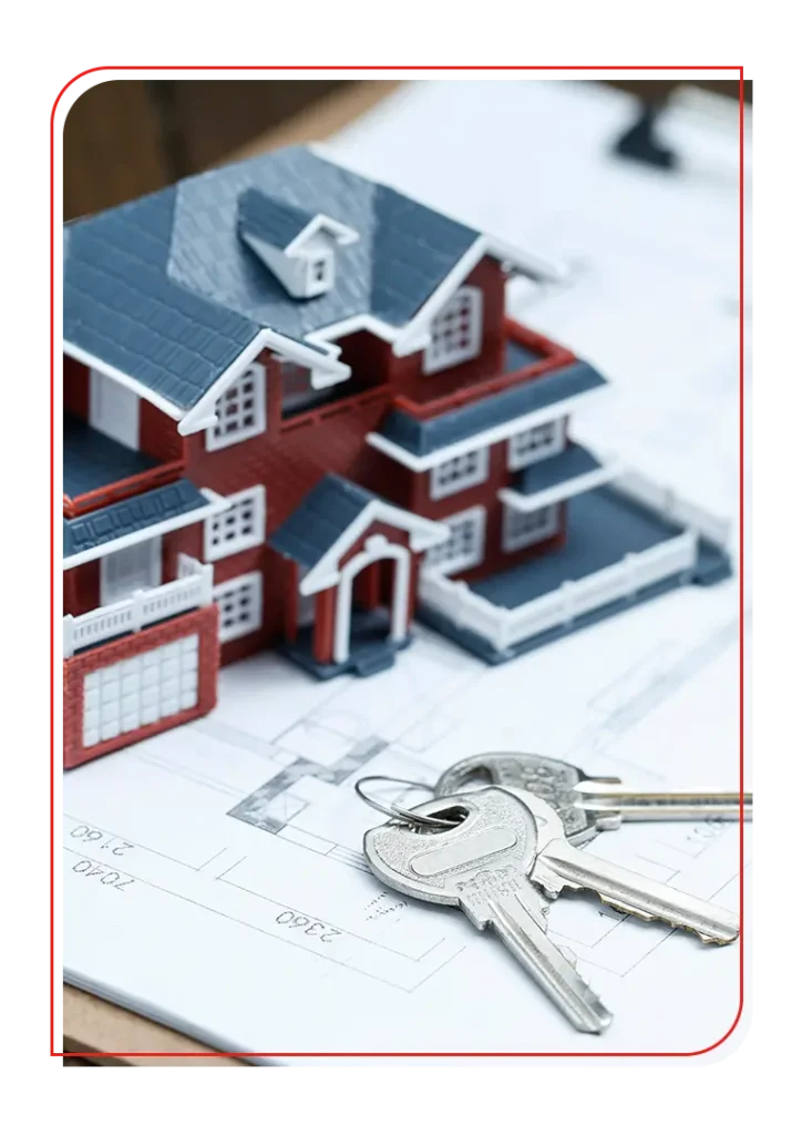 problemas no mercado imobiliário - maquete de casa com chaves